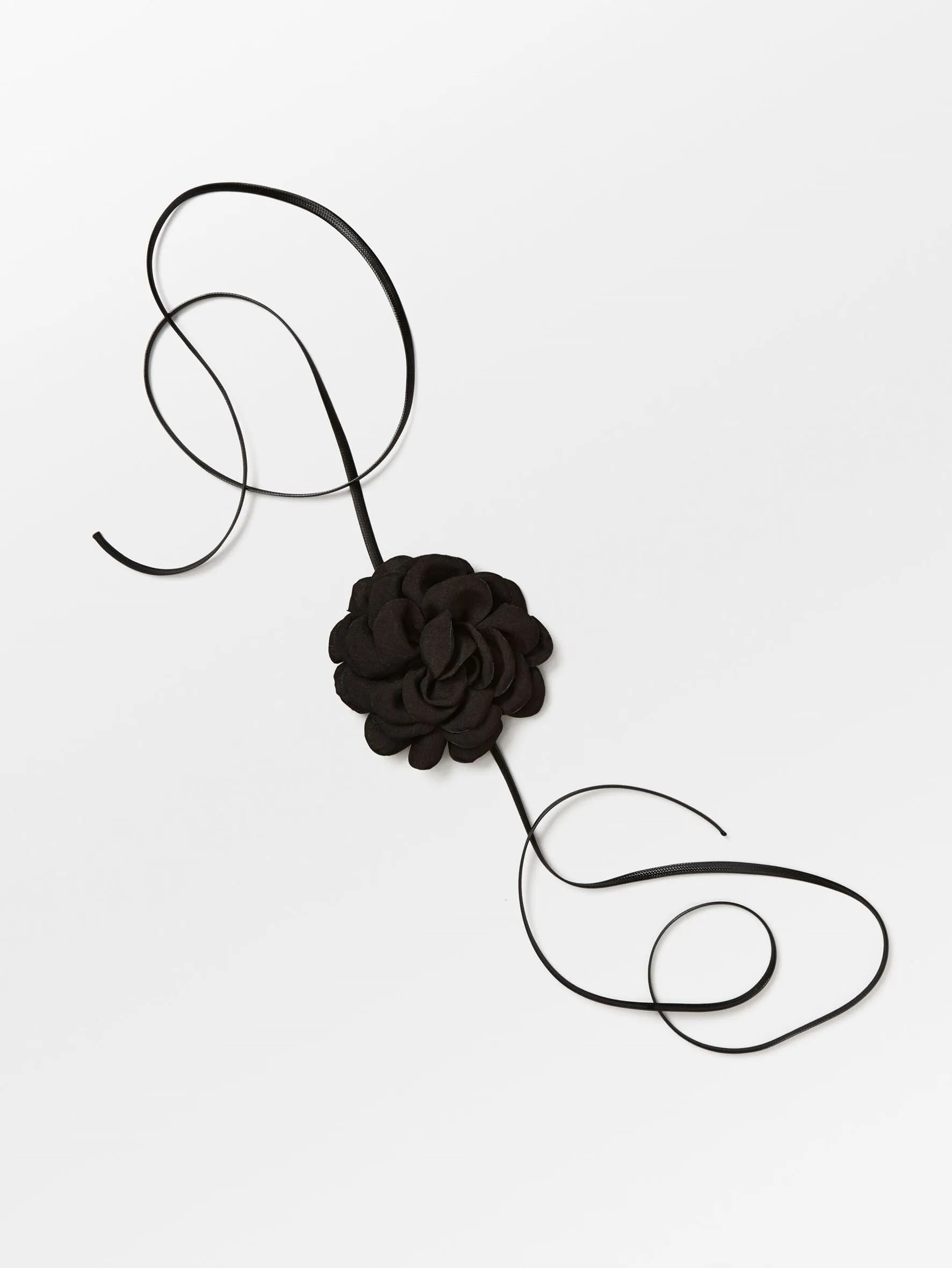 Althea Blomster Choker - Sort