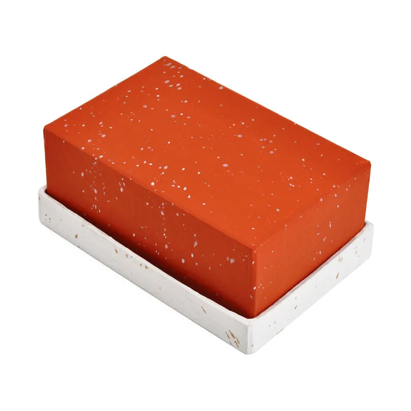 Gift Boxes-Cupcake With Biscuit and Chocolate Vanilla Top-Paper Mache-Rectangle-X-Small-Quantity 1