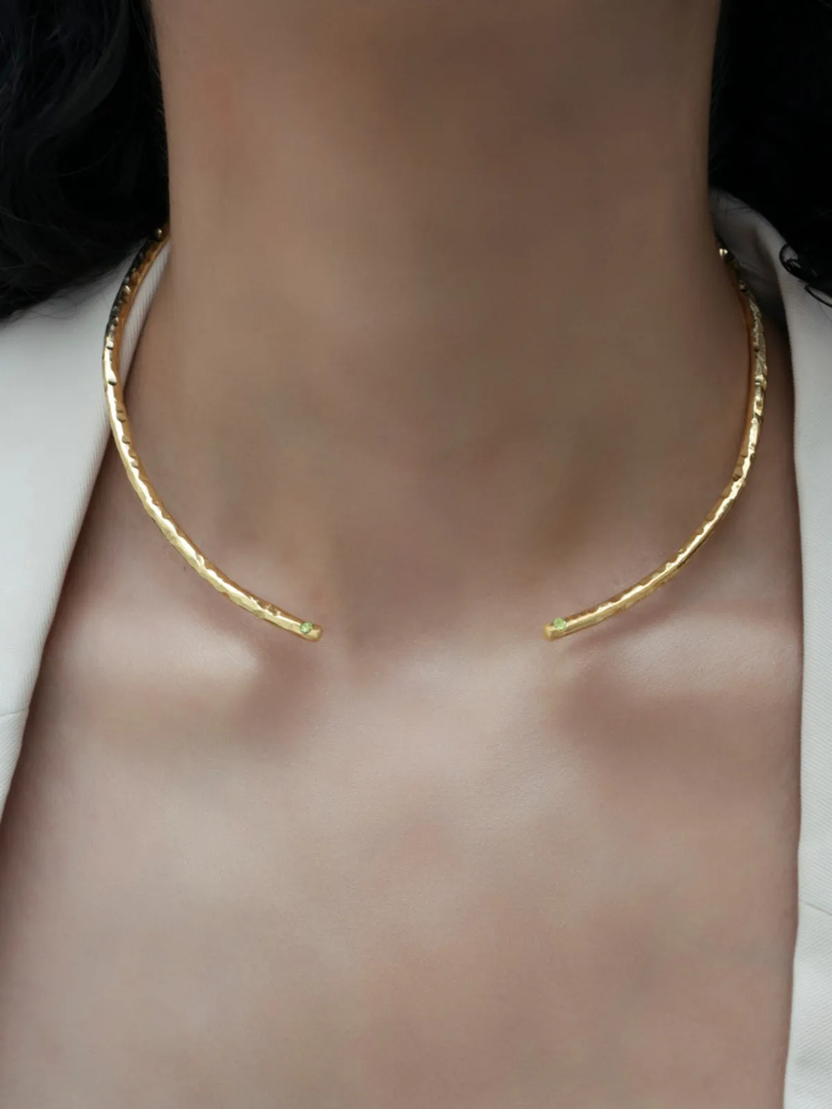 MOKUZAI Empress Choker Peridot