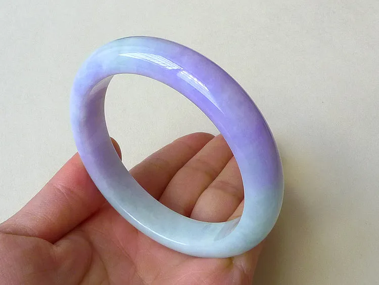 Natural Jade Bangle Jadeite Bangle Internal Diameter 55.5mm BER123