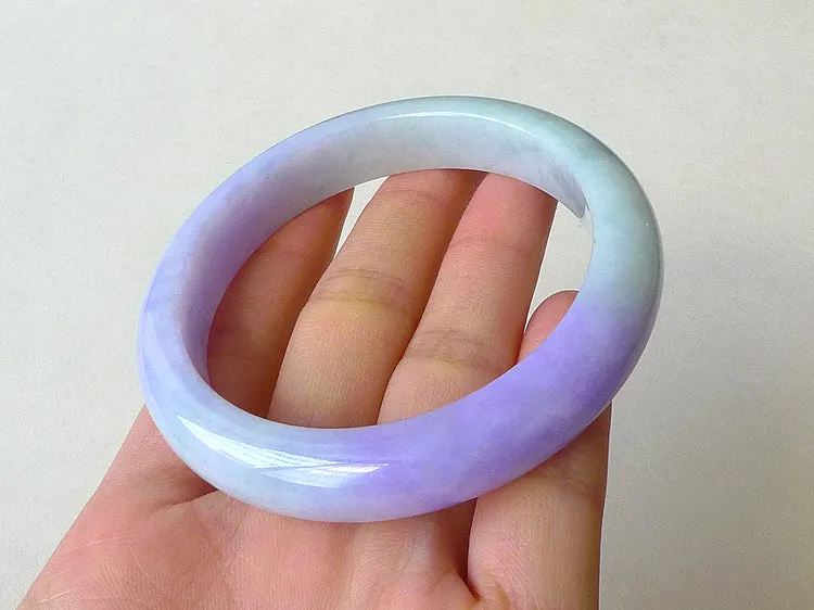 Natural Jade Bangle Jadeite Bangle Internal Diameter 55.5mm BER123