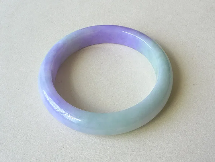 Natural Jade Bangle Jadeite Bangle Internal Diameter 55.5mm BER123