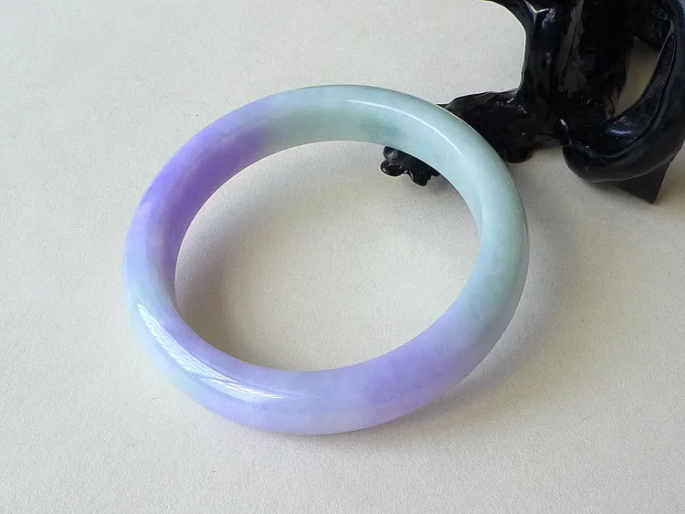 Natural Jade Bangle Jadeite Bangle Internal Diameter 55.5mm BER123