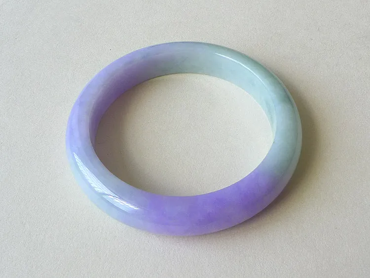 Natural Jade Bangle Jadeite Bangle Internal Diameter 55.5mm BER123