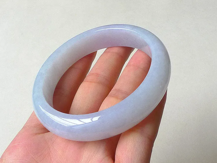 Natural Jade Bangle Jadeite Bangle Internal Diameter 56mm BER257