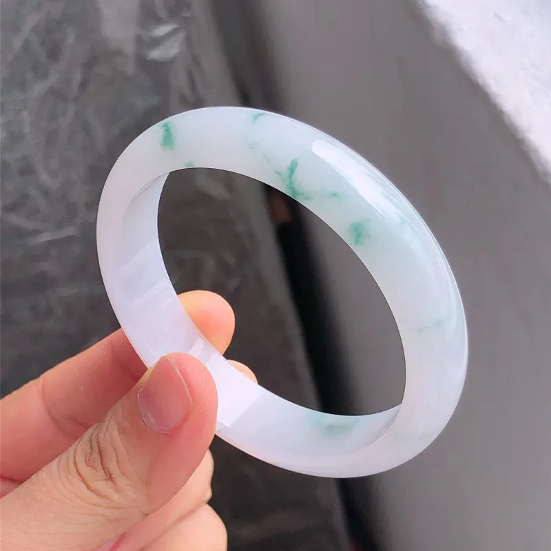 Natural Jade Bangle Jadeite Bangle Internal Diameter 57.1mm NBE080