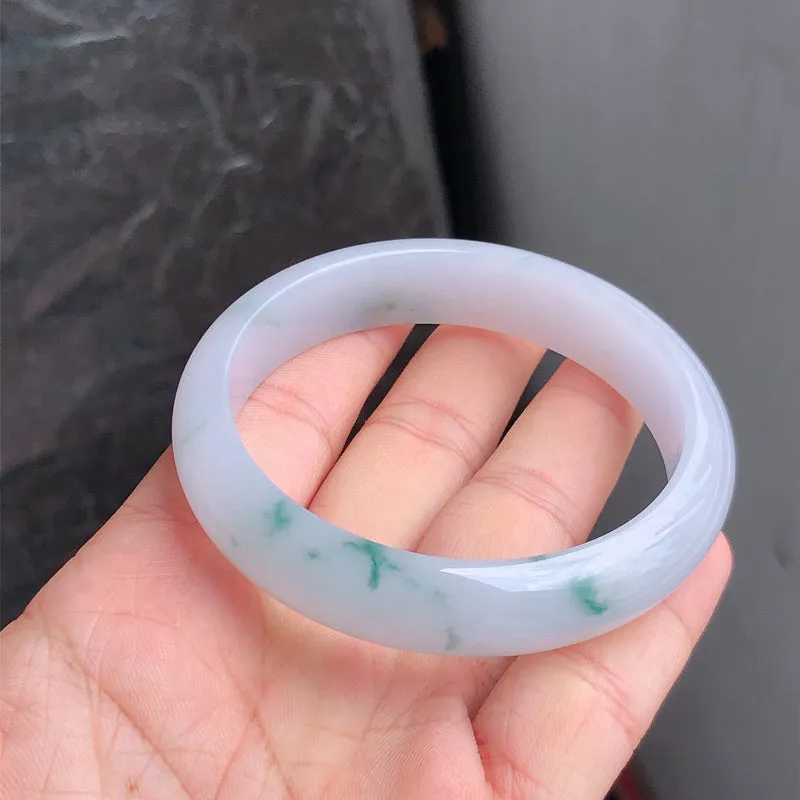 Natural Jade Bangle Jadeite Bangle Internal Diameter 57.1mm NBE080