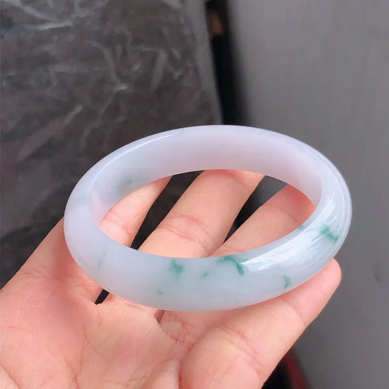Natural Jade Bangle Jadeite Bangle Internal Diameter 57.1mm NBE080