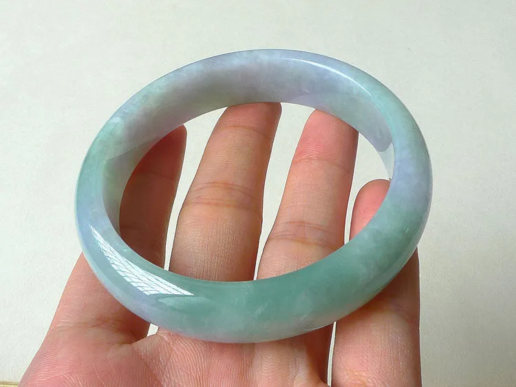 Natural Jade Bangle Jadeite Bangle Internal Diameter 57.5mm BER301