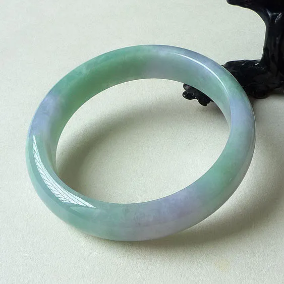 Natural Jade Bangle Jadeite Bangle Internal Diameter 57.5mm BER301