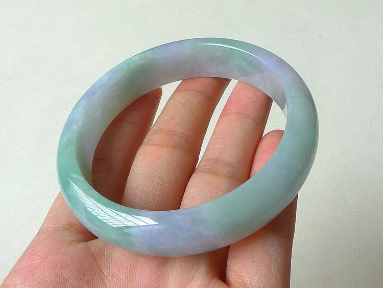 Natural Jade Bangle Jadeite Bangle Internal Diameter 57.5mm BER301