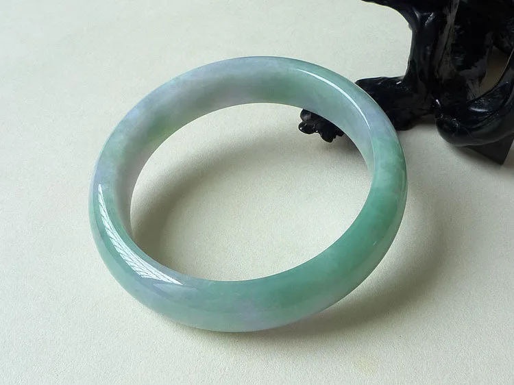 Natural Jade Bangle Jadeite Bangle Internal Diameter 57.5mm BER301