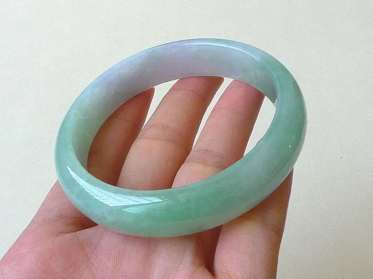 Natural Jade Bangle Jadeite Bangle Internal Diameter 57.6mm BER266