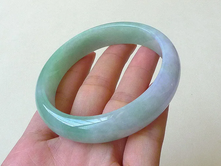 Natural Jade Bangle Jadeite Bangle Internal Diameter 57.6mm BER266