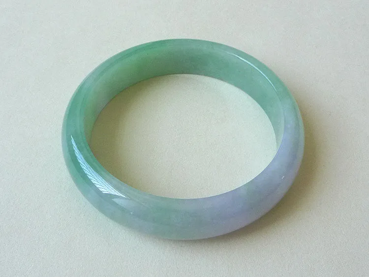 Natural Jade Bangle Jadeite Bangle Internal Diameter 57.6mm BER266