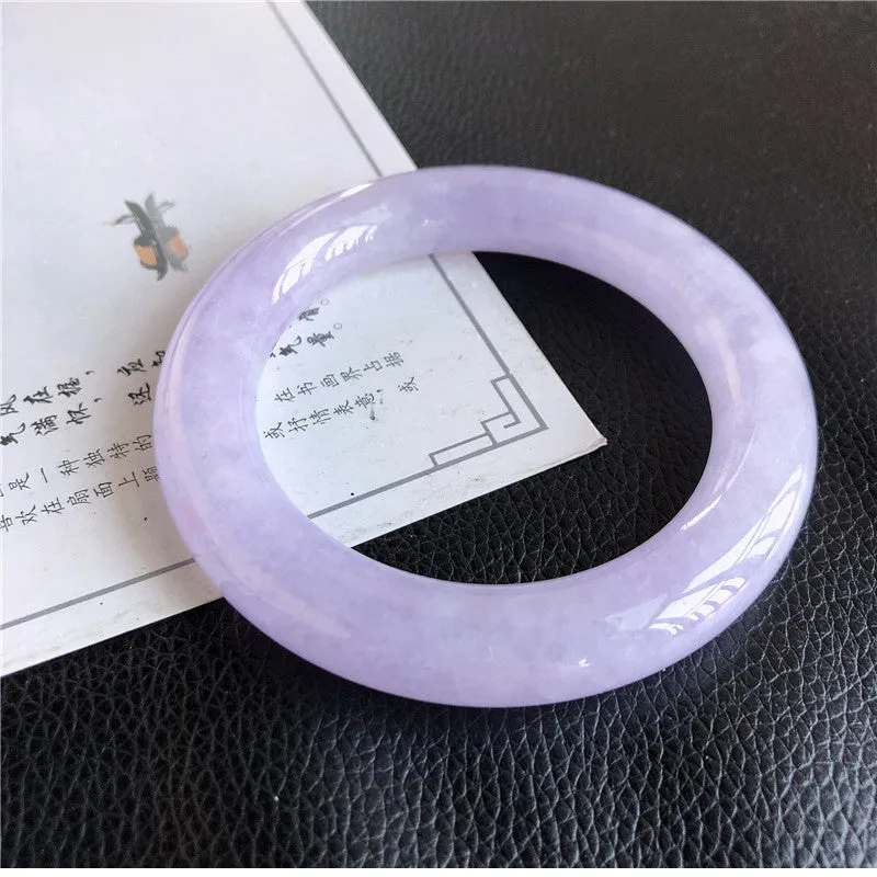 Natural Jade Bangle Jadeite Bangle Internal Diameter 58.2mm 01604