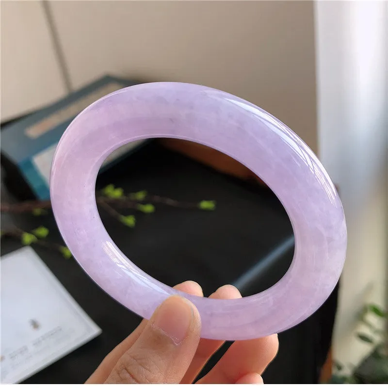 Natural Jade Bangle Jadeite Bangle Internal Diameter 58.2mm 01604