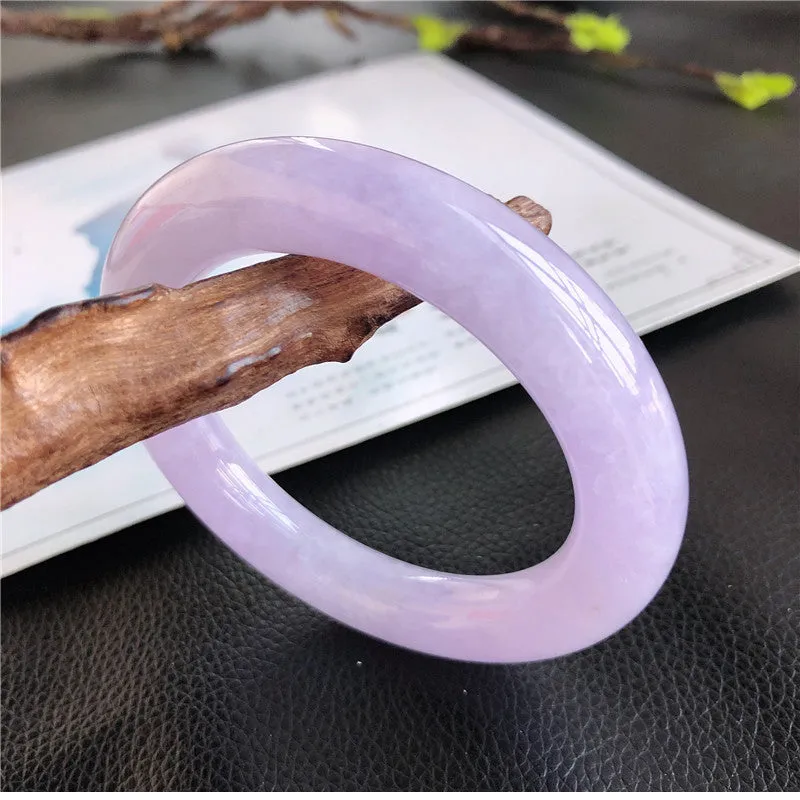 Natural Jade Bangle Jadeite Bangle Internal Diameter 58.2mm 01604