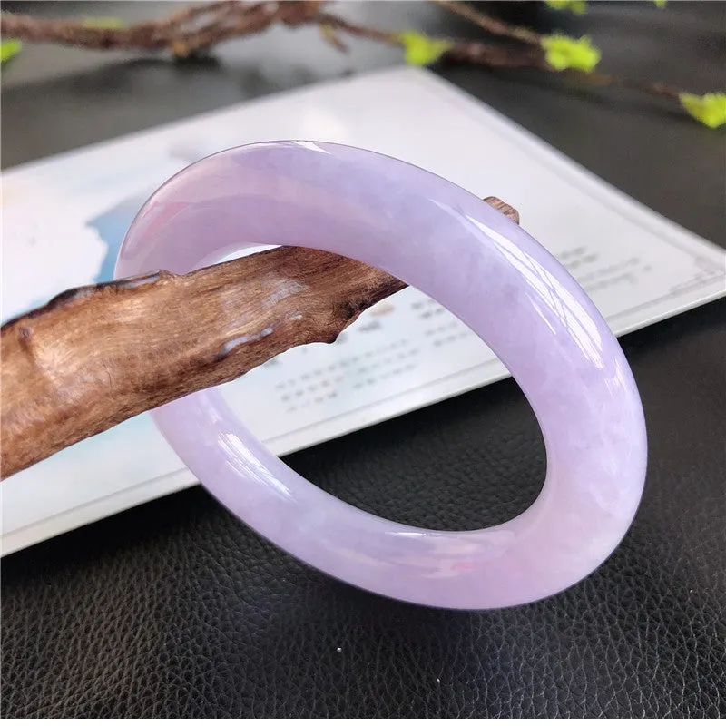 Natural Jade Bangle Jadeite Bangle Internal Diameter 58.2mm 01604
