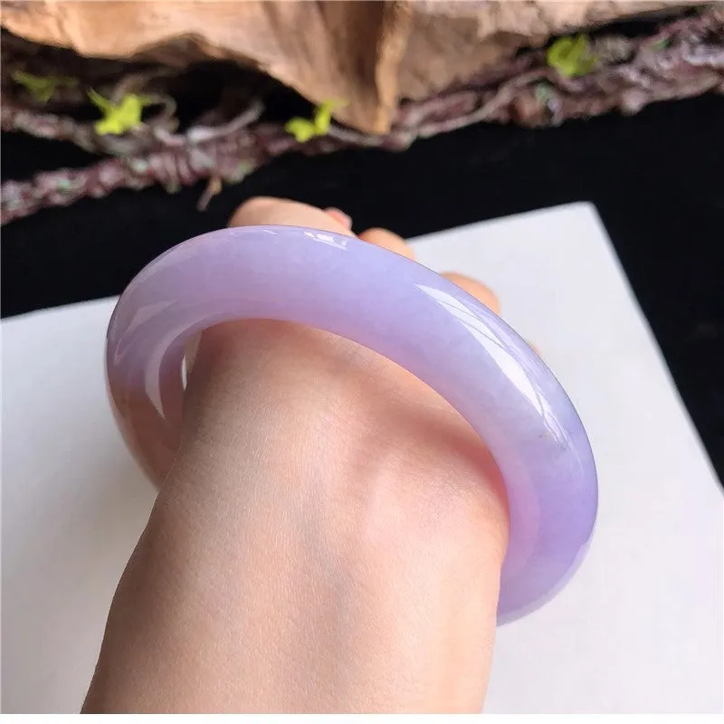 Natural Jade Bangle Jadeite Bangle Internal Diameter 58.3mm 4A71026