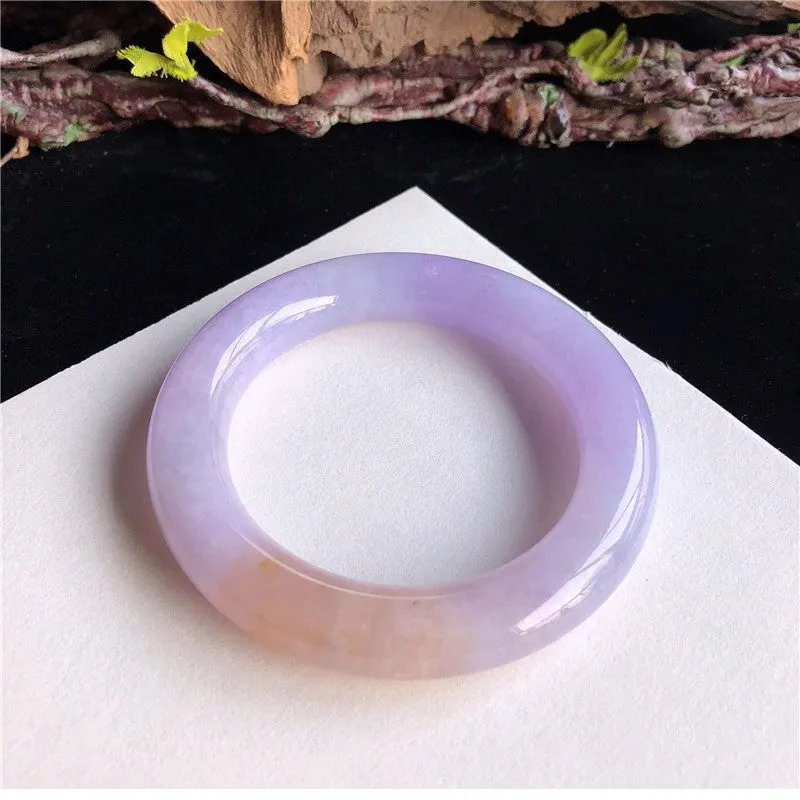 Natural Jade Bangle Jadeite Bangle Internal Diameter 58.3mm 4A71026