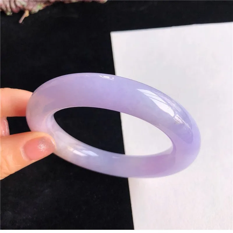 Natural Jade Bangle Jadeite Bangle Internal Diameter 58.3mm 4A71026