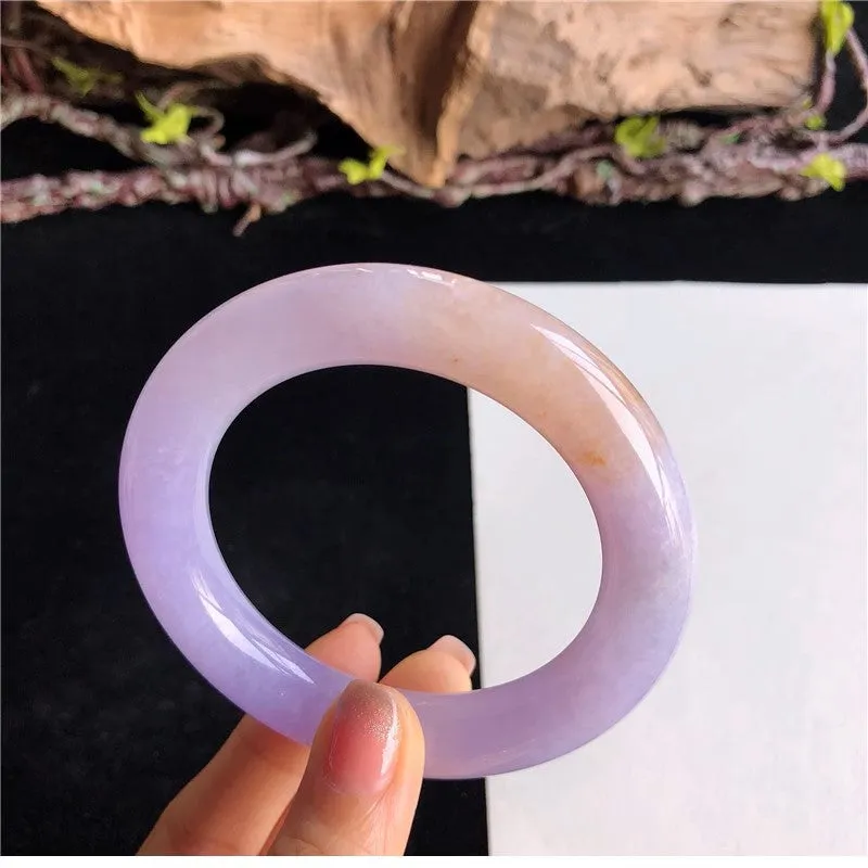 Natural Jade Bangle Jadeite Bangle Internal Diameter 58.3mm 4A71026