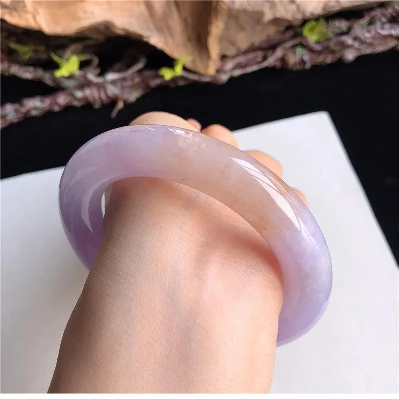 Natural Jade Bangle Jadeite Bangle Internal Diameter 58.3mm 4A71026