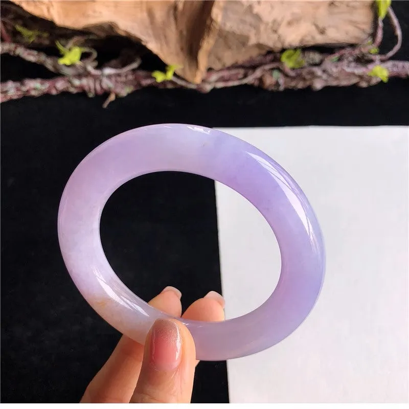 Natural Jade Bangle Jadeite Bangle Internal Diameter 58.3mm 4A71026