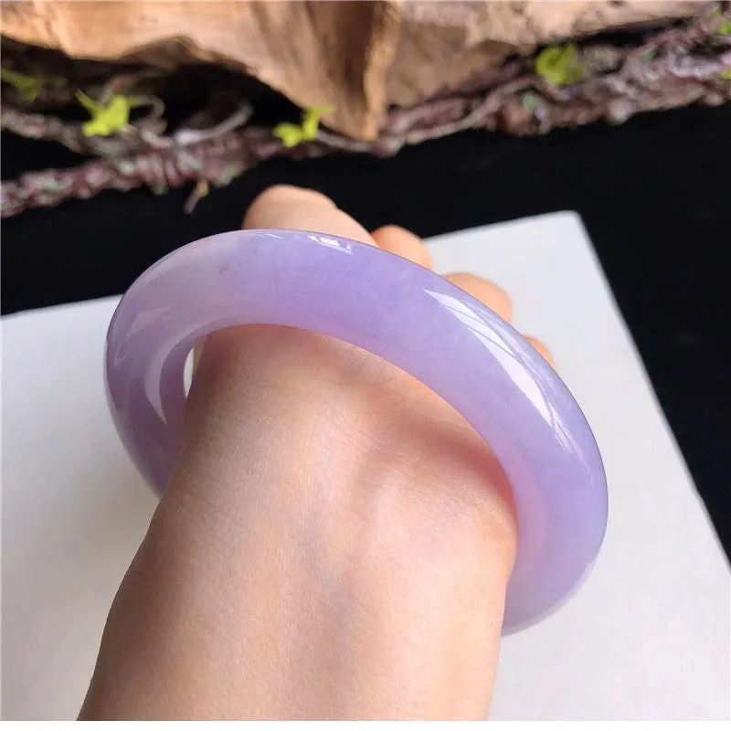 Natural Jade Bangle Jadeite Bangle Internal Diameter 58.3mm 4A71026