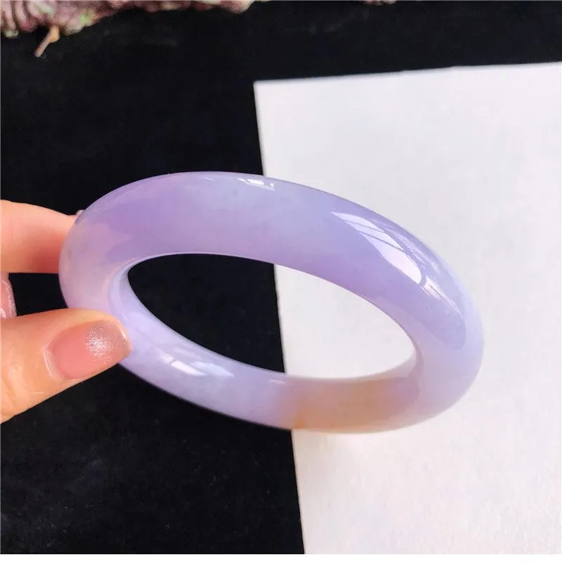 Natural Jade Bangle Jadeite Bangle Internal Diameter 58.3mm 4A71026