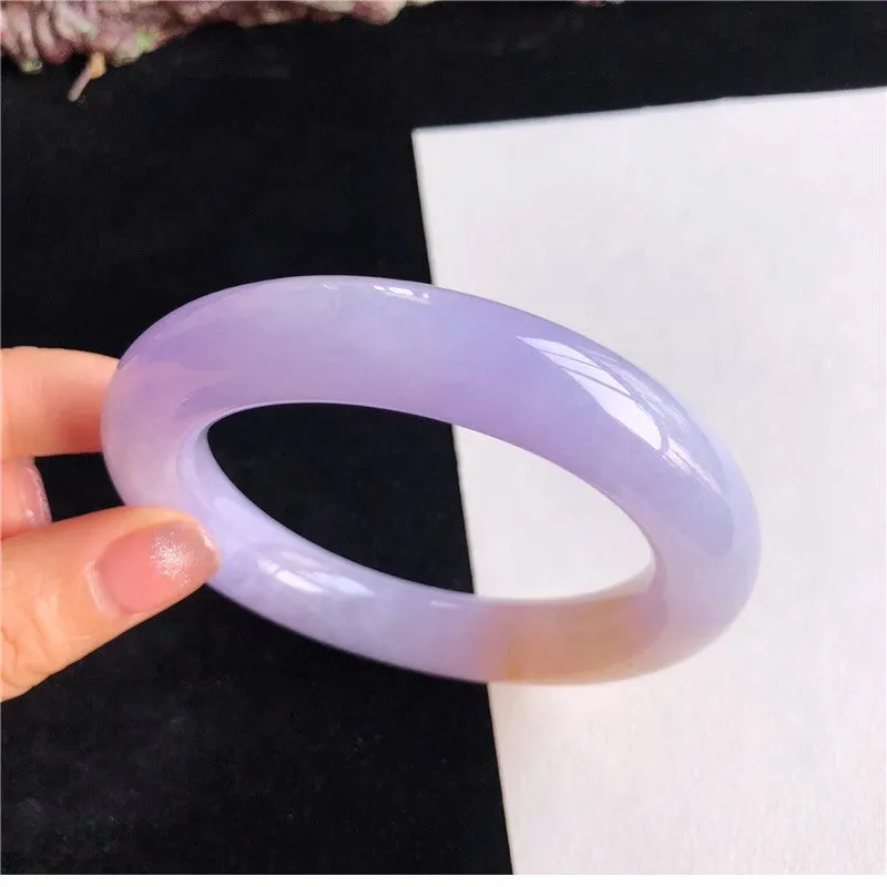 Natural Jade Bangle Jadeite Bangle Internal Diameter 58.3mm 4A71026