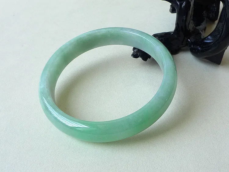 Natural Jade Bangle Jadeite Bangle Internal Diameter 58.5mm BER367