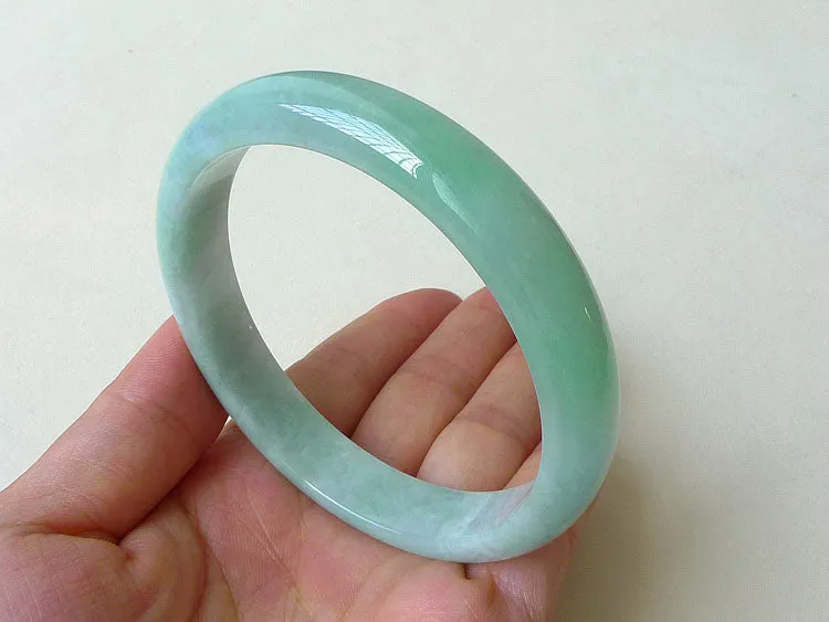 Natural Jade Bangle Jadeite Bangle Internal Diameter 58.5mm BER367