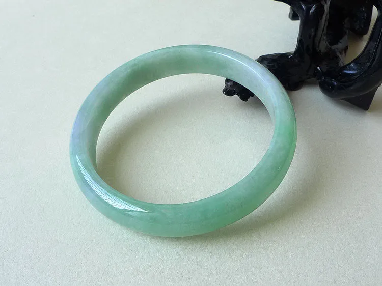 Natural Jade Bangle Jadeite Bangle Internal Diameter 58.5mm BER367