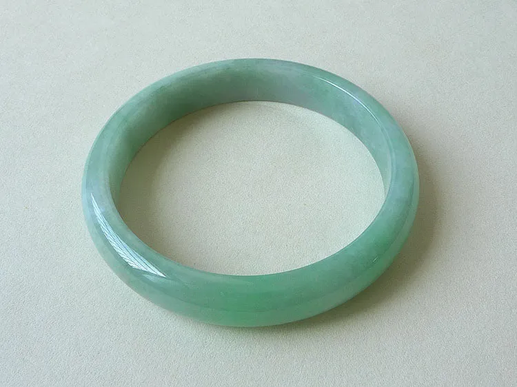 Natural Jade Bangle Jadeite Bangle Internal Diameter 58.5mm BER367