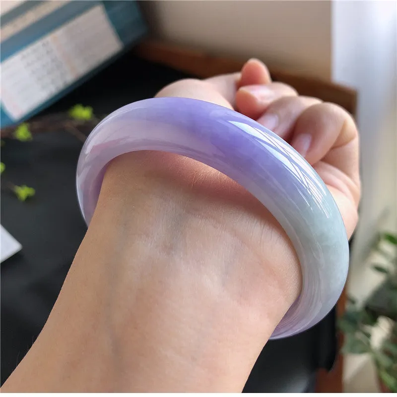 Natural Jade Bangle Jadeite Bangle Internal Diameter 58mm 01660