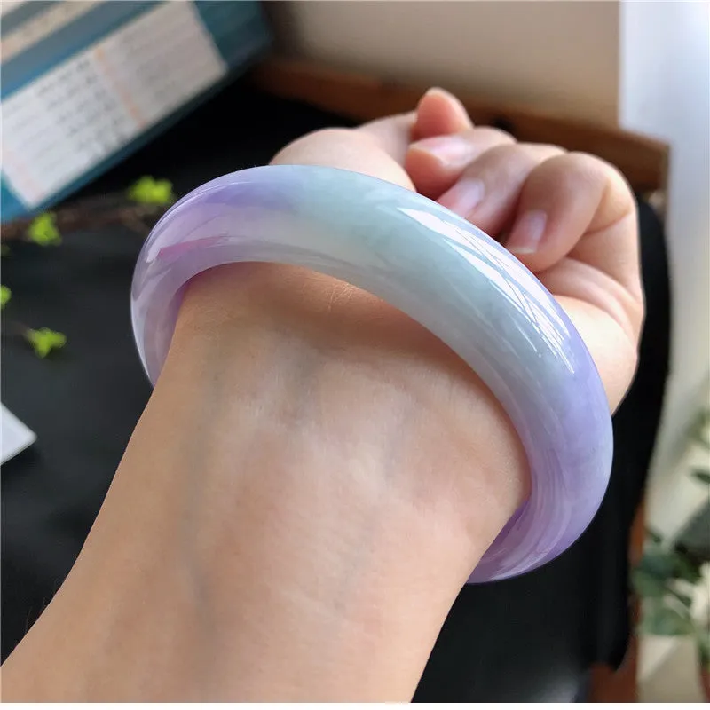 Natural Jade Bangle Jadeite Bangle Internal Diameter 58mm 01660