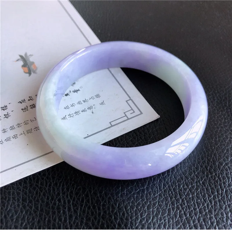 Natural Jade Bangle Jadeite Bangle Internal Diameter 58mm 01660