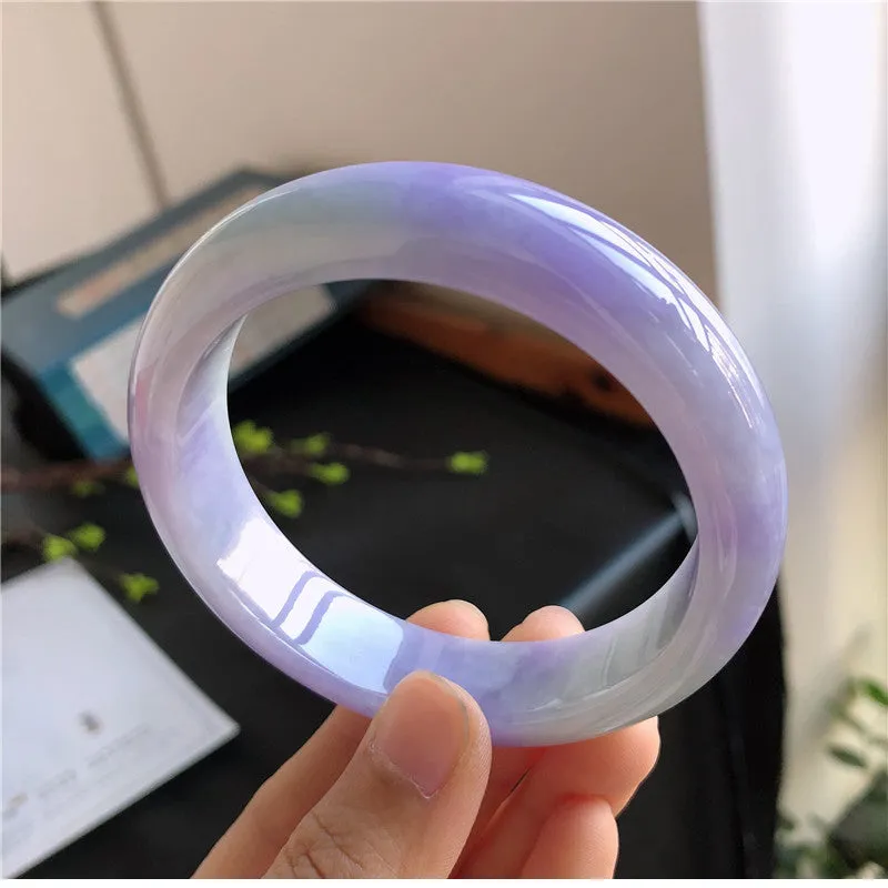 Natural Jade Bangle Jadeite Bangle Internal Diameter 58mm 01660