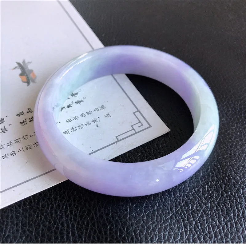 Natural Jade Bangle Jadeite Bangle Internal Diameter 58mm 01660