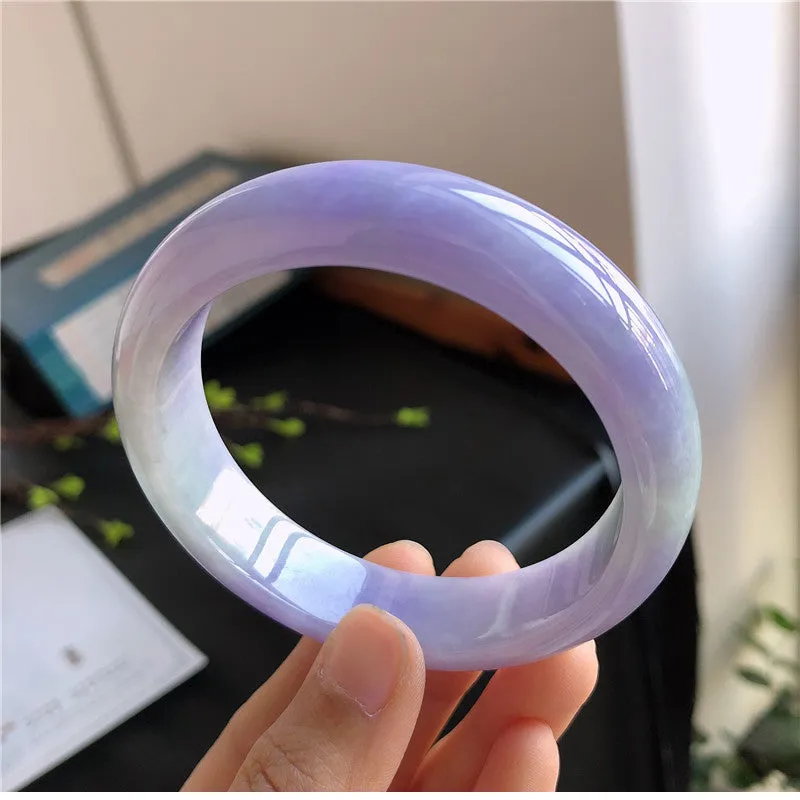 Natural Jade Bangle Jadeite Bangle Internal Diameter 58mm 01660