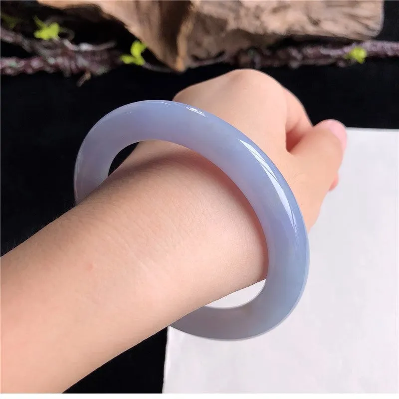 Natural Jade Bangle Jadeite Bangle Internal Diameter 59mm 6Q61019