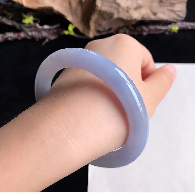 Natural Jade Bangle Jadeite Bangle Internal Diameter 59mm 6Q61019