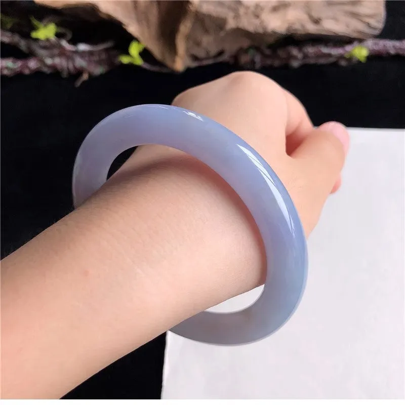 Natural Jade Bangle Jadeite Bangle Internal Diameter 59mm 6Q61019