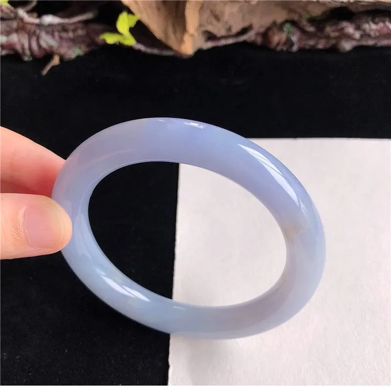 Natural Jade Bangle Jadeite Bangle Internal Diameter 59mm 6Q61019