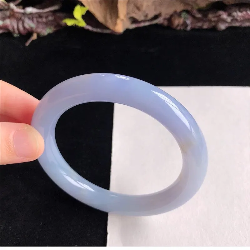 Natural Jade Bangle Jadeite Bangle Internal Diameter 59mm 6Q61019