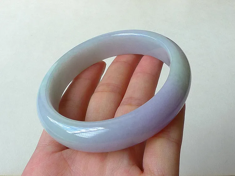 Natural Jade Bangle Jadeite Bangle Internal Diameter 59mm BER236
