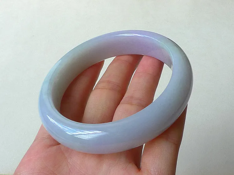 Natural Jade Bangle Jadeite Bangle Internal Diameter 59mm BER236