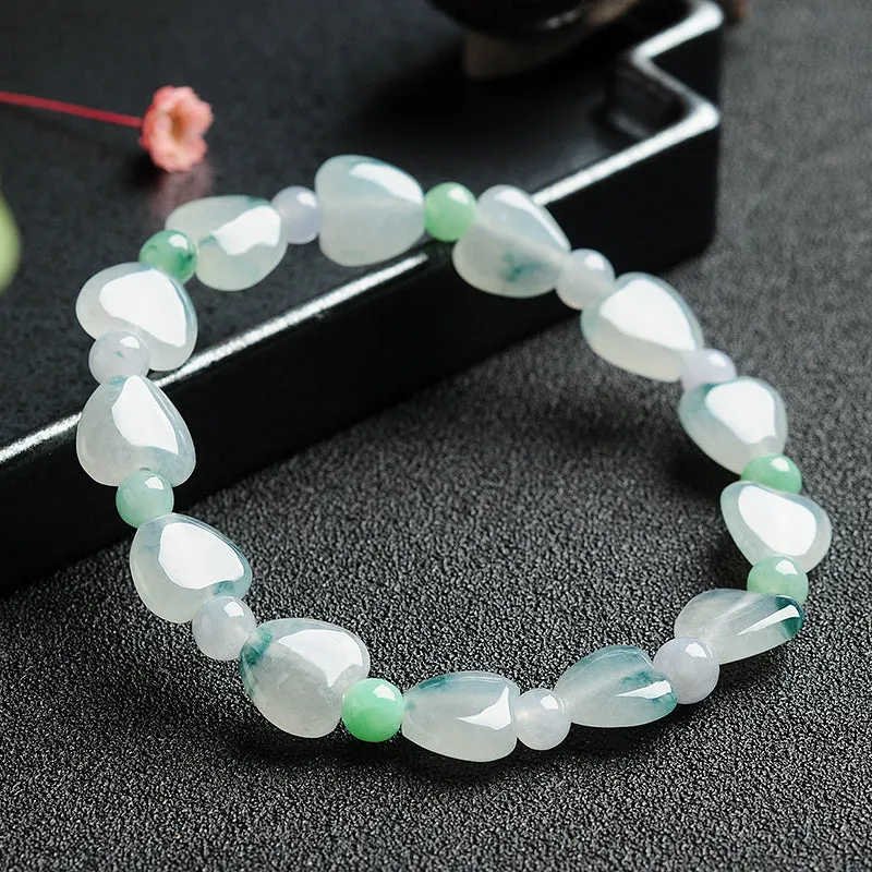 Natural Jade Bracelet Jadeite Bracelet BT91